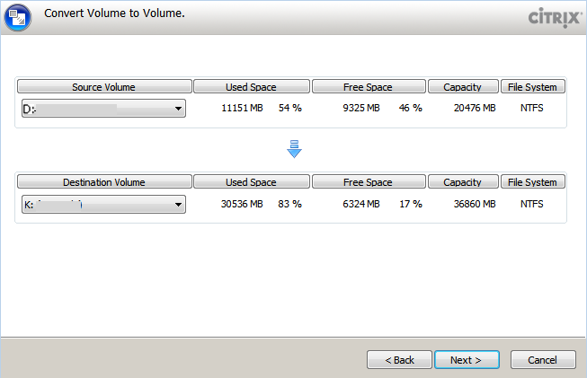 vDisk Two Volumes Image 3